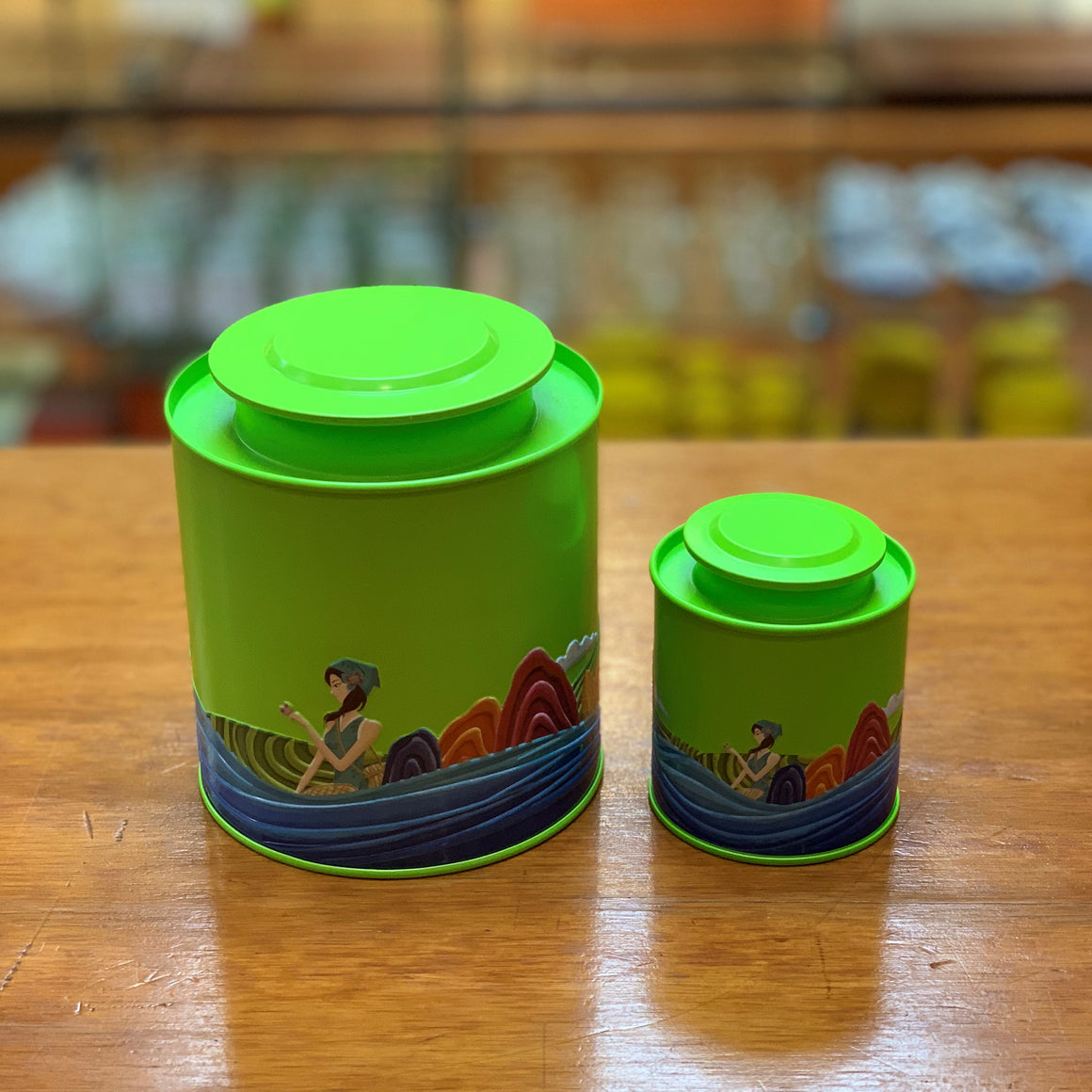 Green Tea Canister